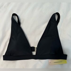 NWT black bikini top from Summersalt.